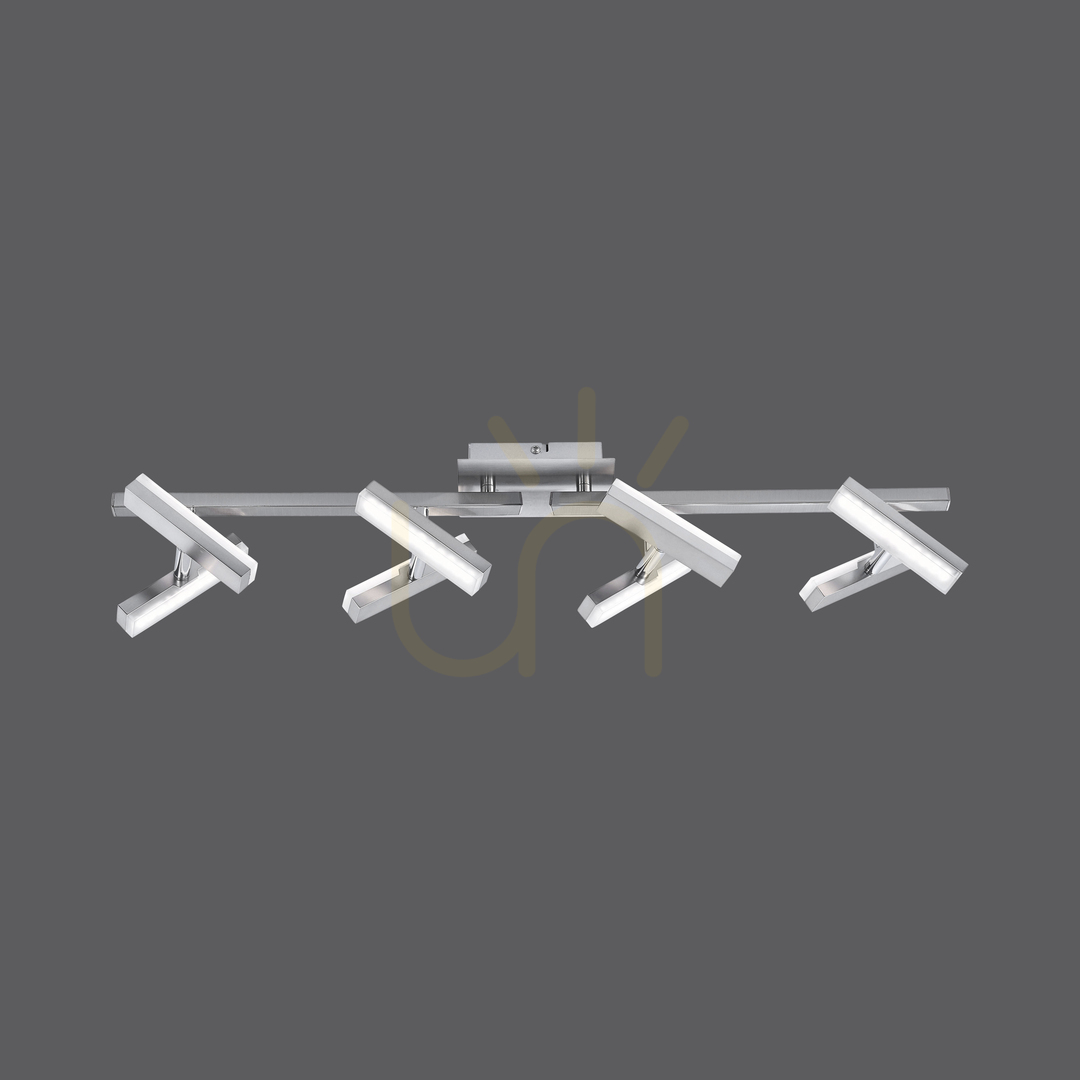 RICO Plafond 11278-55 Silver 8xLED