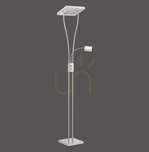 Check HELIA Floor Lamp 11776-55 Silver 3xLED