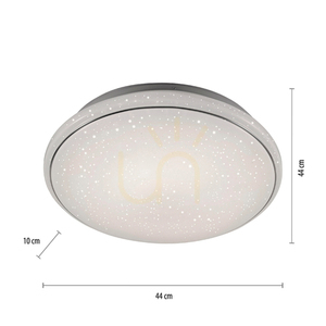 Zuma Line JUPITER 14364-16 White LED Ceiling Light 44 cm 32 W small 8
