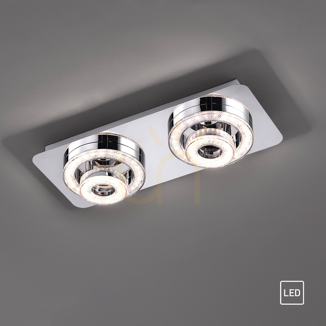 Display TIM Plafond 14521-17 Chrome 4xLED TIM Plafond 14521-17 Chrome 4xLED