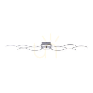 WAVE 15167-55 silver LED ceiling light, 139.5 cm small 10