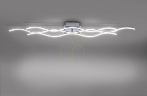 WAVE 15167-55 silver LED ceiling light, 139.5 cm small 11