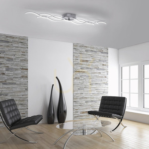 WAVE 15167-55 silver LED ceiling light, 139.5 cm small 2