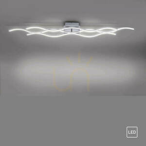 WAVE 15167-55 silver LED ceiling light, 139.5 cm small 7