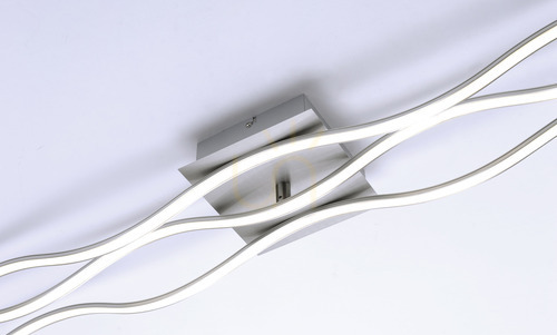 Check WAVE 15167-55 silver LED ceiling light, 139.5 cm