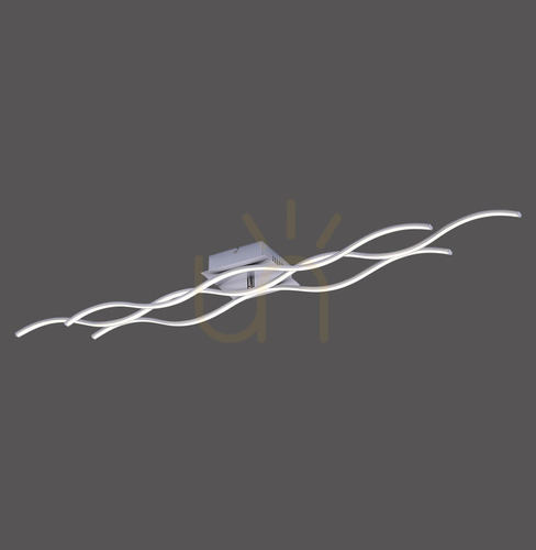 Check WAVE Plafond 15167-55 Silver 3xLED