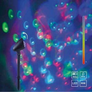 DISCO Garden Lamp 19035-18 Black 1xLED small 5