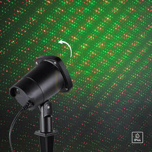 Zuma Line LASER 19940-18 Garden Laser Projector, Black, 6 W, IP44 small 5