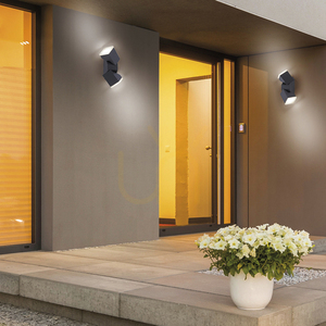 Outdoor wall lamp RYAN 9722-13 Anthracite 2xLED IP54 small 2