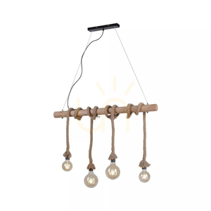 ROPE Pendant Lamp 15483-18 Bronze 4xE27 small 12