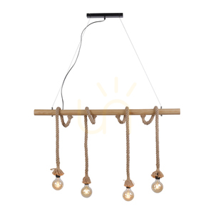 ROPE Pendant Lamp 15483-18 Bronze 4xE27 small 14