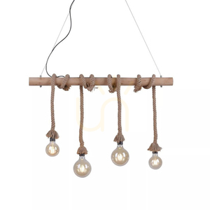 ROPE Pendant Lamp 15483-18 Bronze 4xE27 small 8