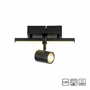 Plafond BARIK 6523-18 Black 2xGU10 1 Plafond BARIK 6523-18 Black 2xGU10 small 1