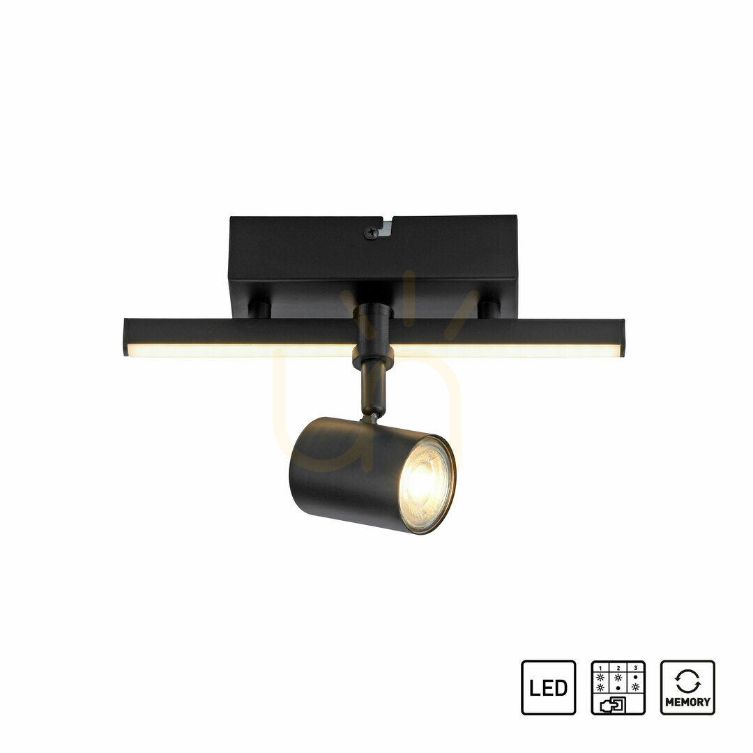 View Plafond BARIK 6523-18 Black 2xGU10 Plafond BARIK 6523-18 Black 2xGU10