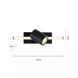 Plafond BARIK 6523-18 Black 2xGU10 16 Plafond BARIK 6523-18 Black 2xGU10 small 16