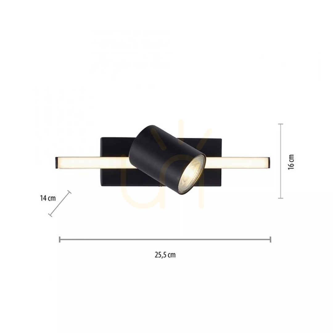 View Plafond BARIK 6523-18 Black 2xGU10 Plafond BARIK 6523-18 Black 2xGU10