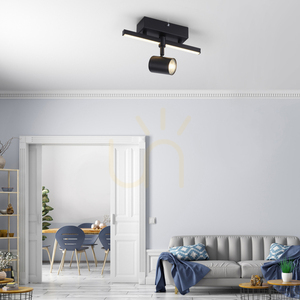 Plafond BARIK 6523-18 Black 2xGU10 2 Plafond BARIK 6523-18 Black 2xGU10 small 2
