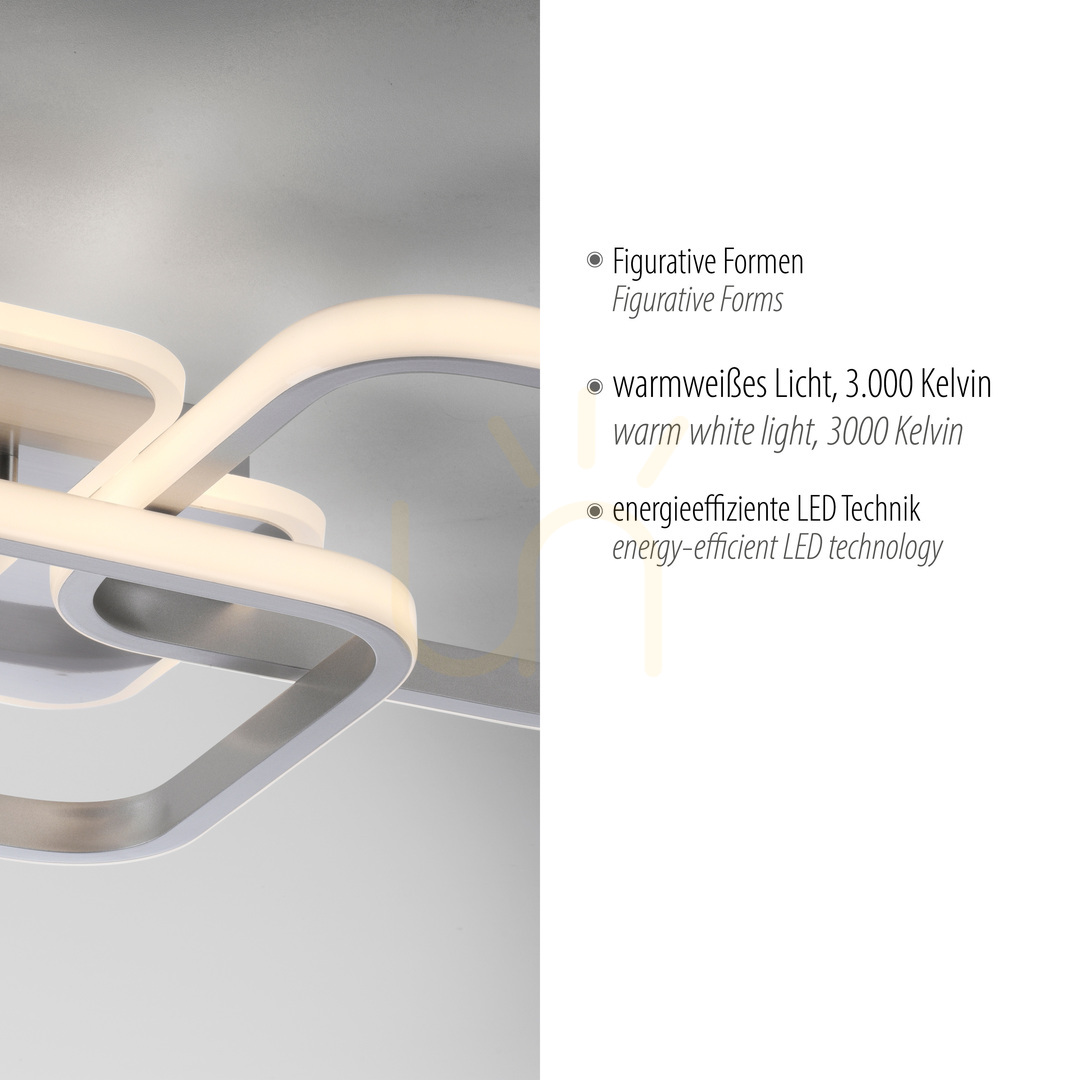Display SEVENT Plafond 14117-55 Silver 1xLED SEVENT Plafond 14117-55 Silver 1xLED