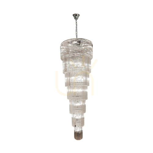 Check LUXE Pendant Lamp 18006-69-CHR Chrome 69xE14