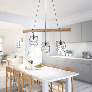 EDGAR Pendant Lamp 15503-18 Black 3xE27 small 2