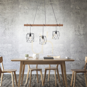 EDGAR Pendant Lamp 15503-18 Black 3xE27 small 9