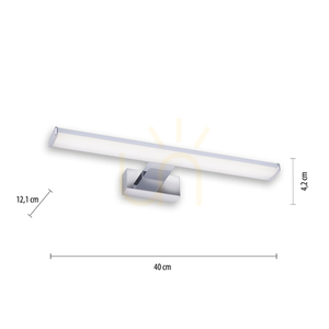 Wall lamp MATTIS 11132-17 Chrome 1xLED small 7