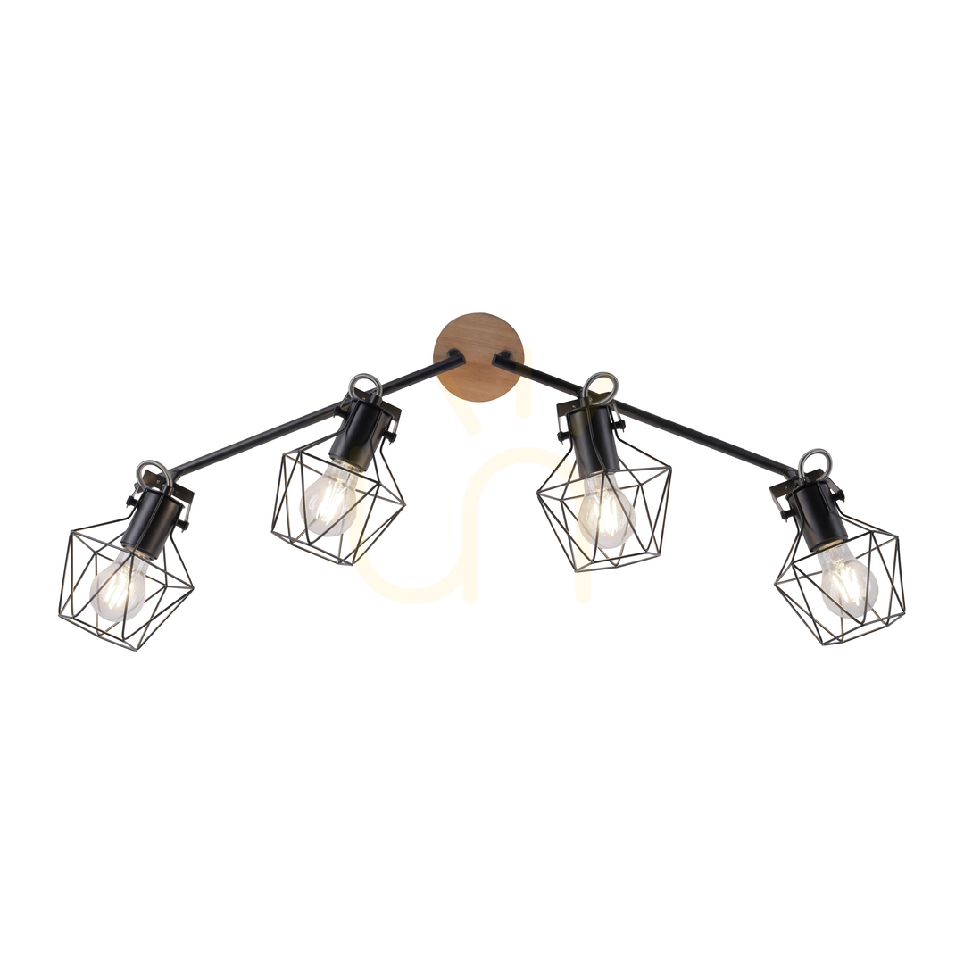 Check Plafond JARO 15674-78 Black 4xE27 Plafond JARO 15674-78 Black 4xE27