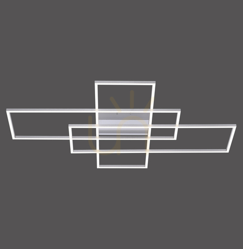 Check Plafond Q-INIGO 8195-55 Silver 3xLED