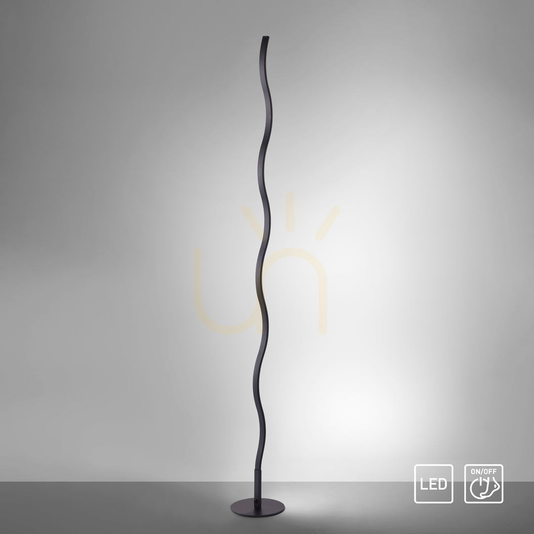 Show Floor lamp Paul Neuhaus / JUST LIGHT Wave 15168-18, black Floor lamp Paul Neuhaus / JUST LIGHT Wave 15168-18, black