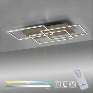 Zuma Line PALMA 8330-79 wood ceiling light LED 3x12 W dimmable small 10