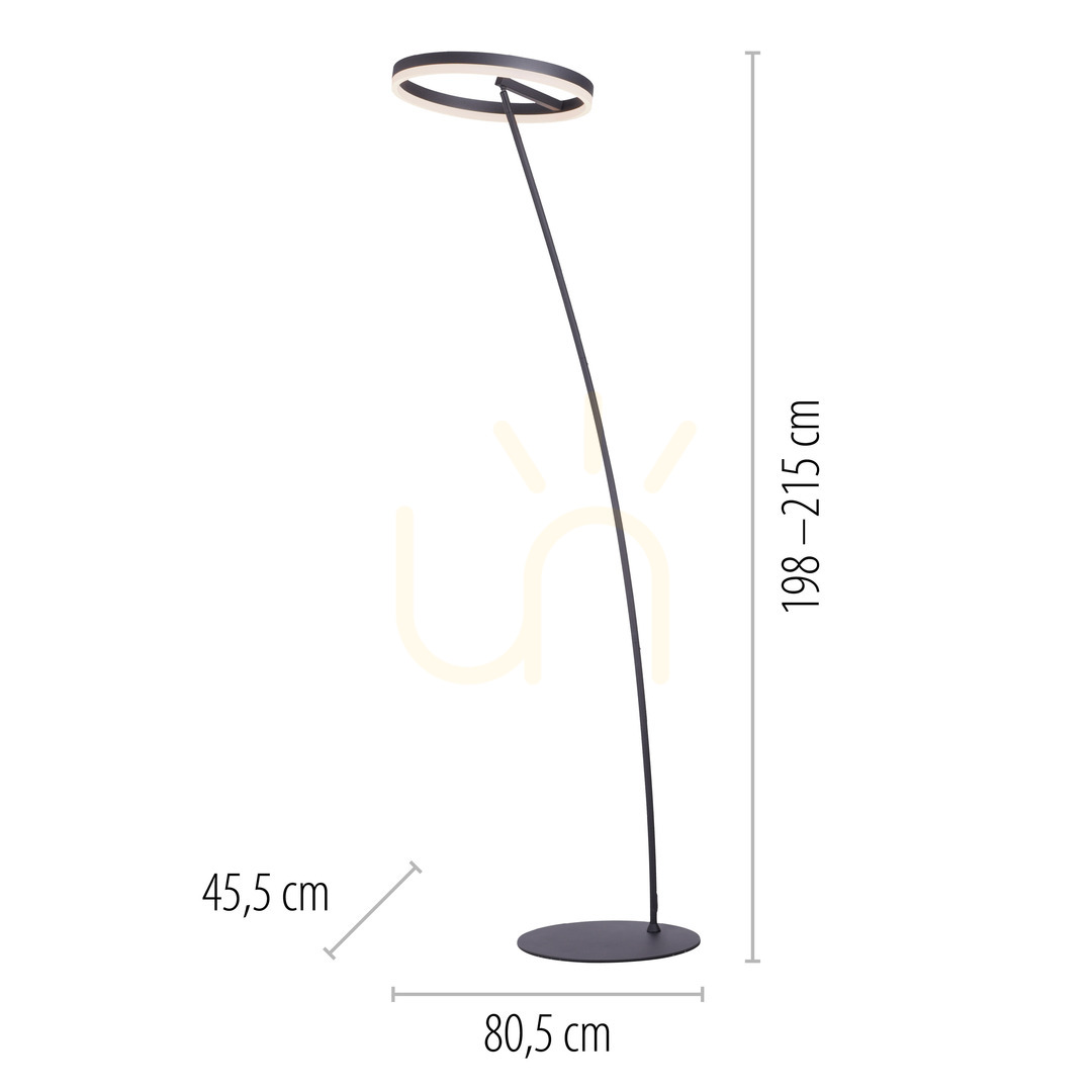 Preview TITUS 381-13 Anthracite 1xLED Floor Lamp TITUS 381-13 Anthracite 1xLED Floor Lamp