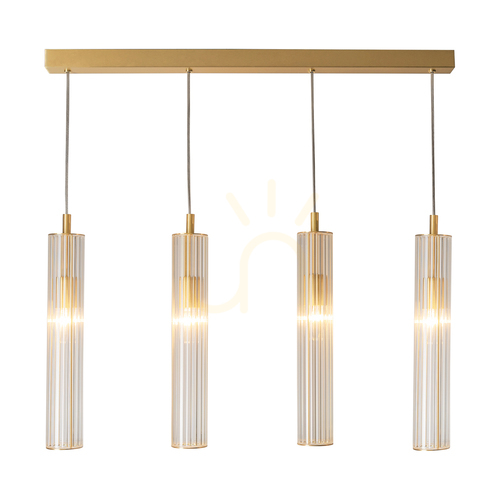 Check ARIA 1222 Brass 4xE14 Pendant Lamp