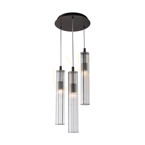 Check ARIA Pendant Lamp 1227 Grey 3xE14