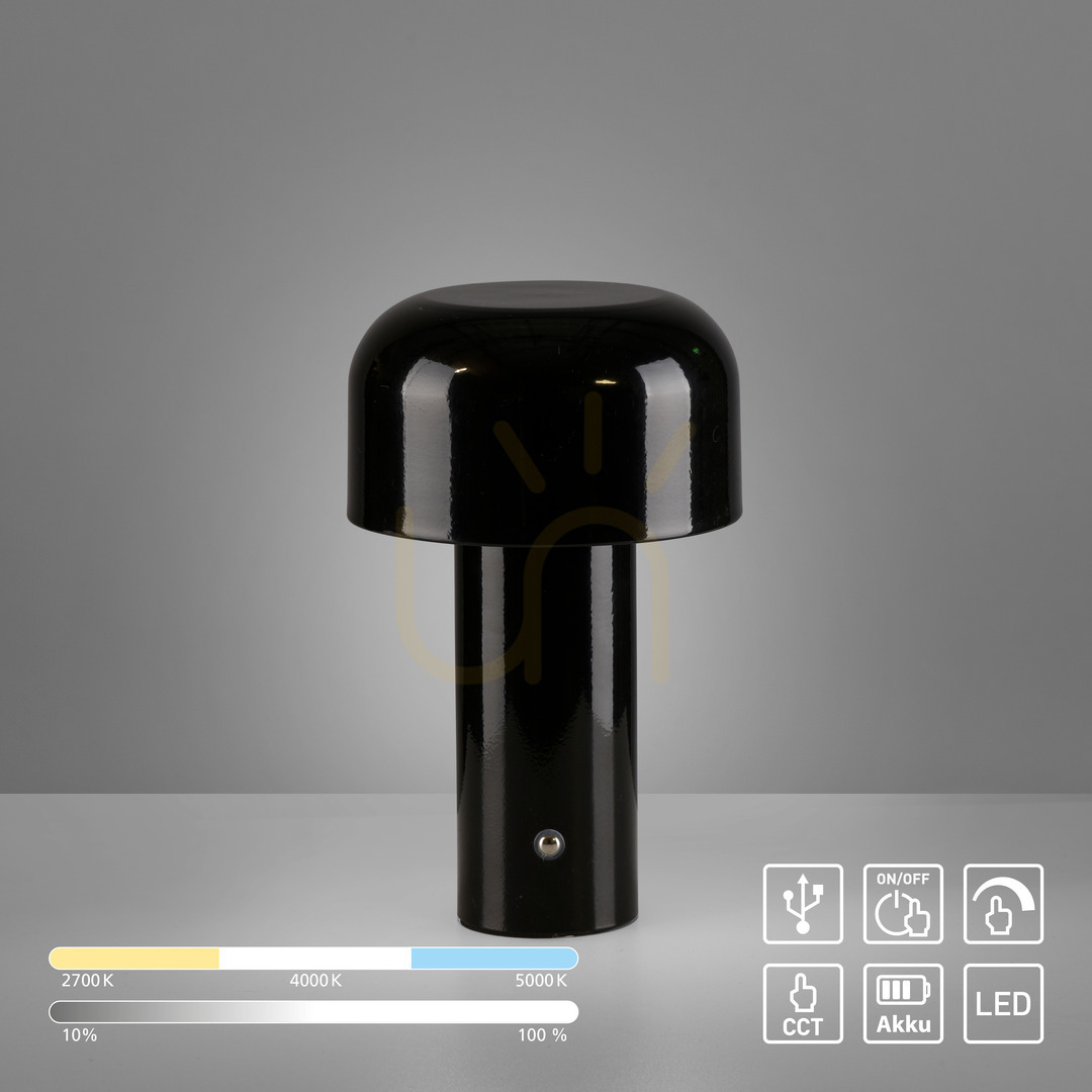 Show AGNES Table Lamp 19190-18 Black 1xLED AGNES Table Lamp 19190-18 Black 1xLED