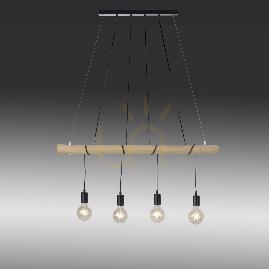 Display TERO Pendant Lamp 15505-18 Black 4xE27 TERO Pendant Lamp 15505-18 Black 4xE27