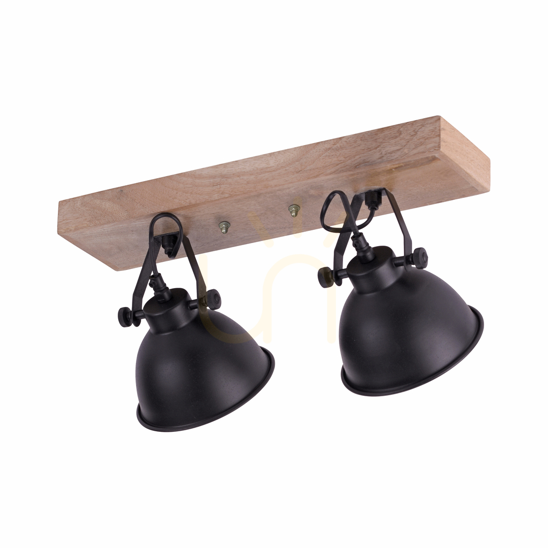 Check Plafond SAMIA 11982-18 Black 2xE14 Plafond SAMIA 11982-18 Black 2xE14