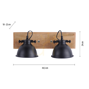 Plafond SAMIA 11982-18 Black 2xE14 6 Plafond SAMIA 11982-18 Black 2xE14 small 6