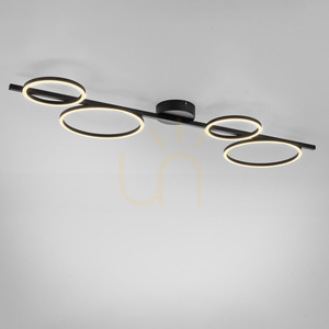 Zuma Line MINI RITUS 14211-18 black LED ceiling light, 4 light points small 10