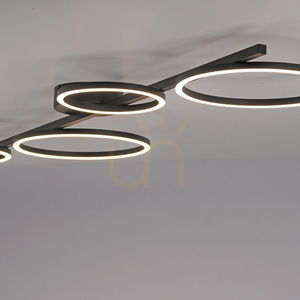 Zuma Line MINI RITUS 14211-18 black LED ceiling light, 4 light points small 9