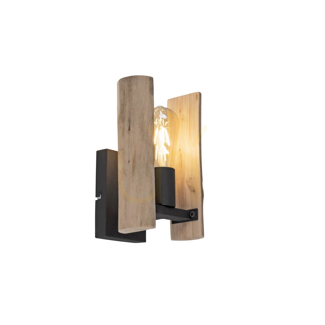 View Wall lamp LOG 15701-79 Black 1xE27 Wall lamp LOG 15701-79 Black 1xE27