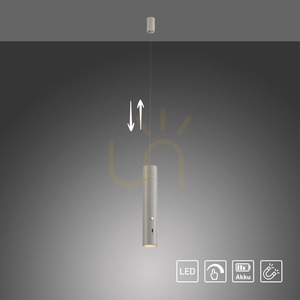 ATTACH Pendant Lamp 18281-40 Grey 1xLED small 12