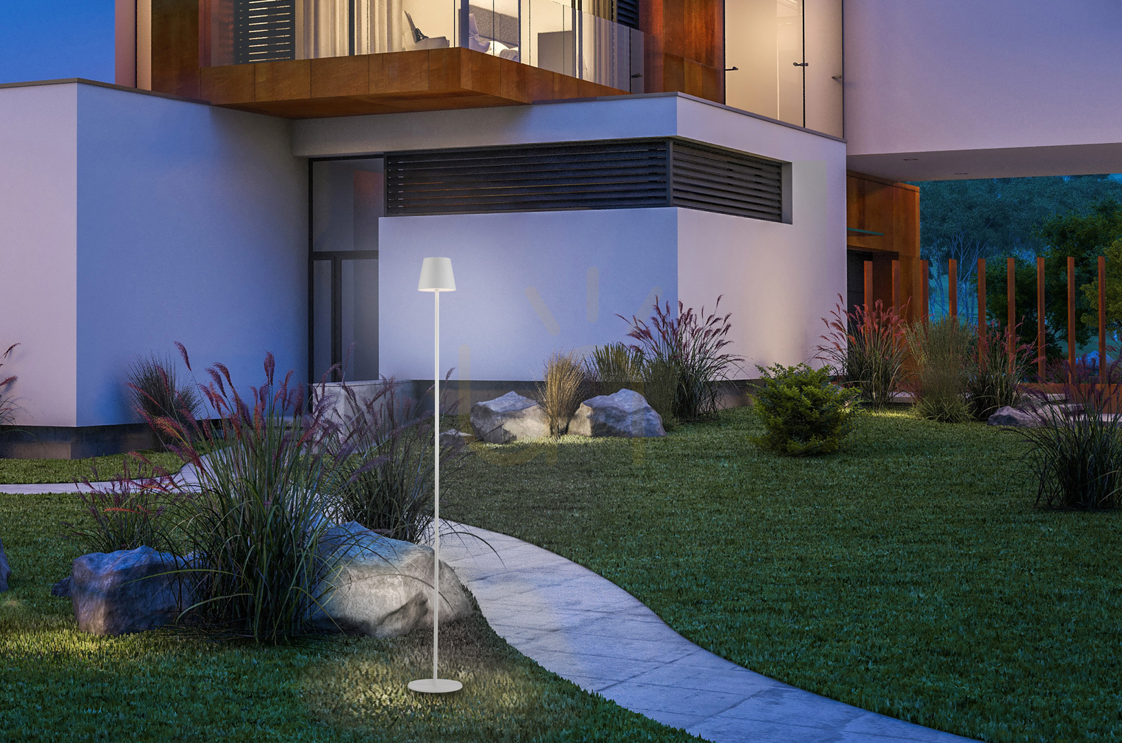 Show EURIA Garden Lamp 19252-16 White 1xLED EURIA Garden Lamp 19252-16 White 1xLED
