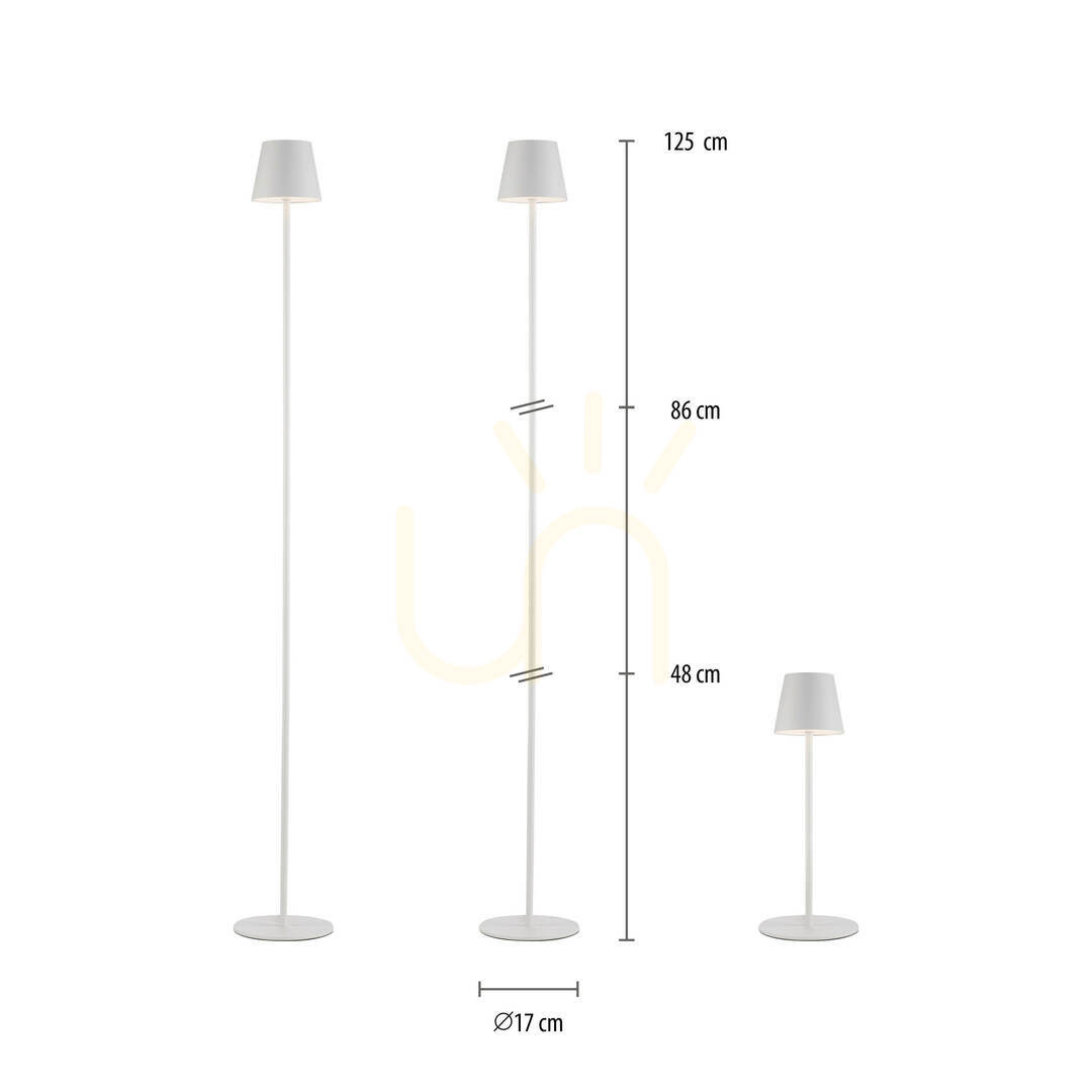 Preview EURIA Garden Lamp 19252-16 White 1xLED EURIA Garden Lamp 19252-16 White 1xLED