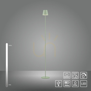 EURIA Garden Lamp 19252-43 Green 1xLED small 10