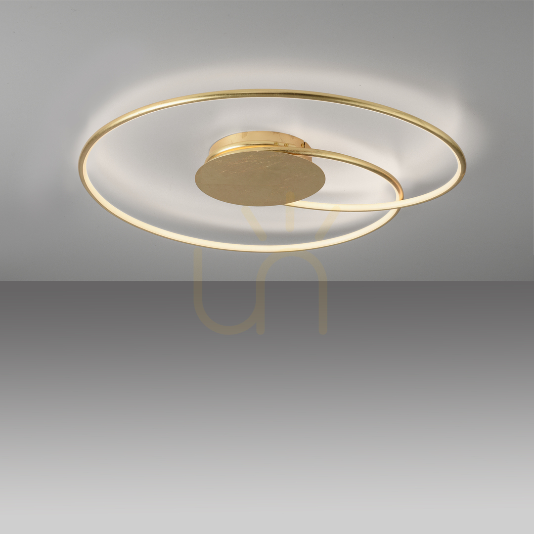 Check NASTRO Plafond 6189-12 Gold 1xLED NASTRO Plafond 6189-12 Gold 1xLED
