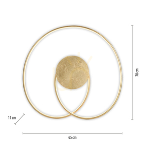 NASTRO Plafond 6189-12 Gold 1xLED 8 NASTRO Plafond 6189-12 Gold 1xLED small 8