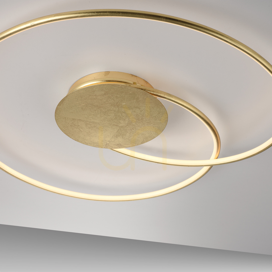 Show NASTRO Plafond 6189-12 Gold 1xLED NASTRO Plafond 6189-12 Gold 1xLED