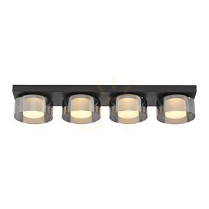 Plafond RIKA 6164-18 Black 4xLED small 14