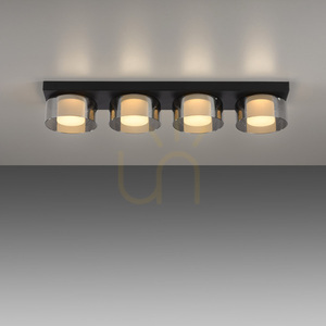 Plafond RIKA 6164-18 Black 4xLED small 5