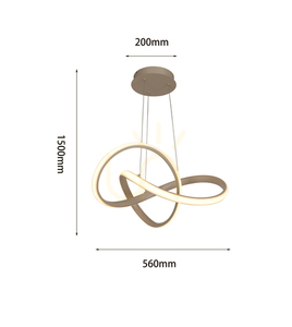 BANDOL small cashmere-sand pendant lamp 6064-113S Aviano small 4